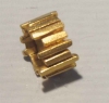 Broad Ring plated with gold.