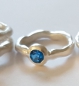 Preview: Ring "Organic" mit einem Topas