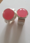 Preview: Massiver Ring aus der Kollektion " Organic" mit einem pinkfarbenen Edelstein