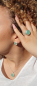 Preview: Ring mit einem großen, hellblauen Chalcedon