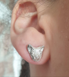 Ohrstecker Katzeköpfchen