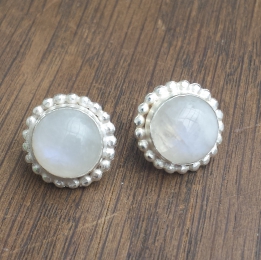 Ohrstecker "  Batida de Coco - Macaron"