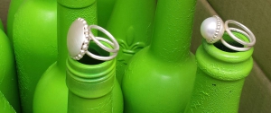 Ring "Vanille-Schnee-Macaron"