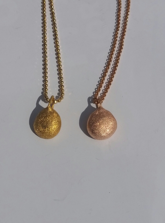 Anhänger "Las Piedras" rosé  goldplattiert