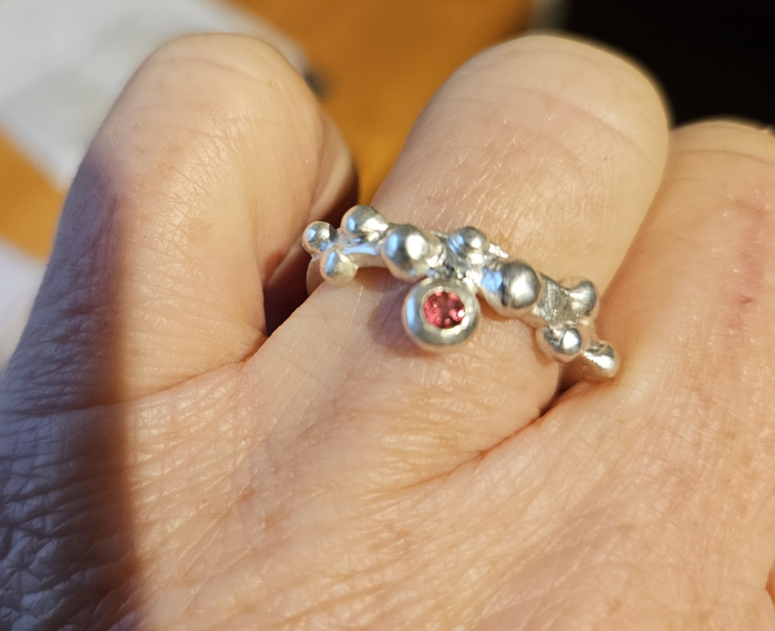 Kugelring einfach mit einem Topas