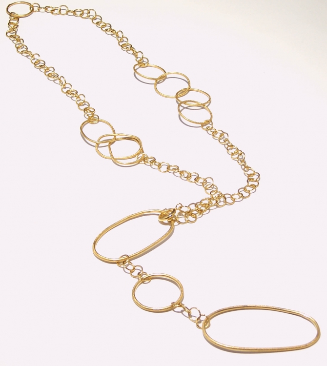 Gliederkette goldplattiert