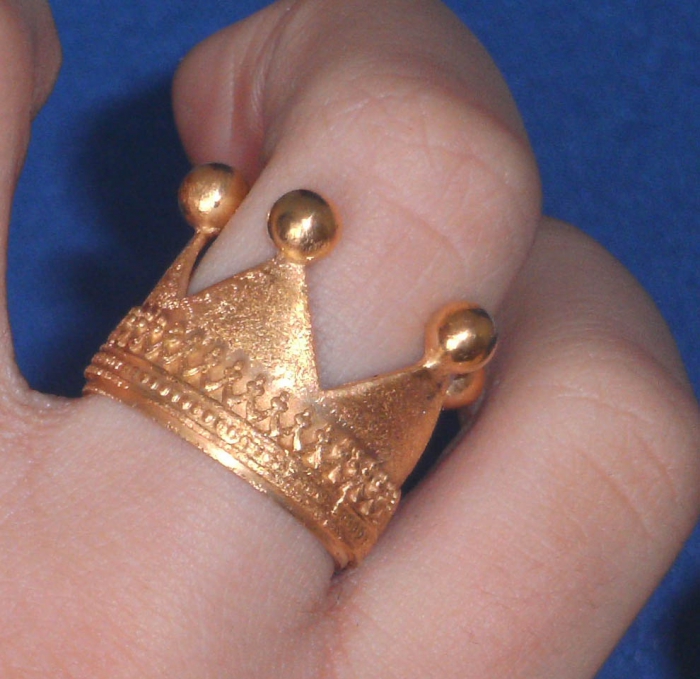 Goldener Krönchenring
